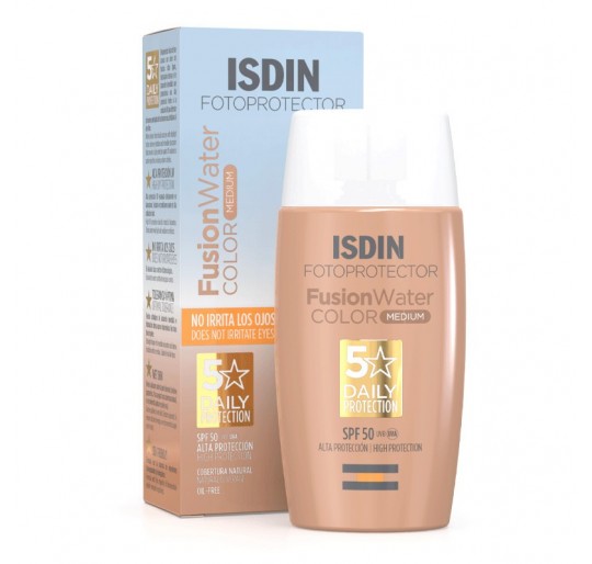 FOTOPROTECTOR ISDIN SPF-50 FUSION WATER COLOR MEDIUM  50 ML