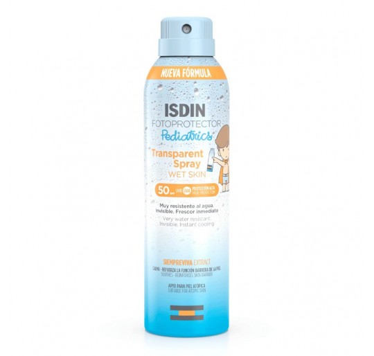 FOTOP ISDIN SPF-50 PEDIATRICS SPRAY TRANSPARENT WET SKIN  250 ML
