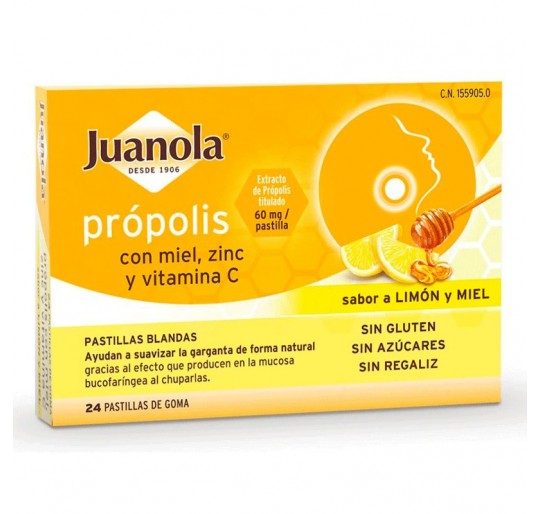JUANOLA PASTILLAS BLANDAS PROPOLIS 48 G SABOR V